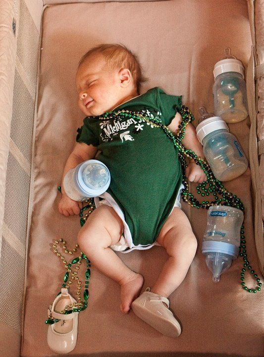Director of Online Marketings new baby girl gets into the St. Patricks spirit.