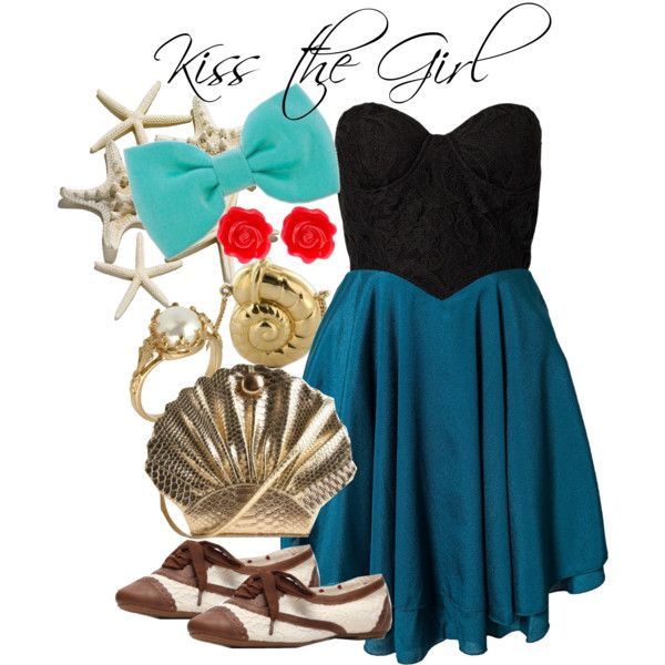 Disneybound Kiss the Girl – Ariel. I cannot believe how much these look like the
