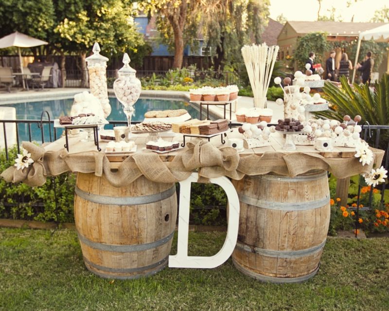 DIY Rustic Wedding Ideas | … table, vintage, wedding, rustic, wed, California)