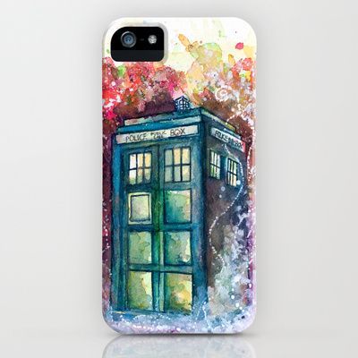 Doctor Who Tardis iPhone & iPod Case @denise grant Leake @Leslie Riemen Leake