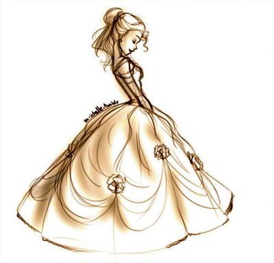 Drawing belle tattoo idea sketch beauty and the beast