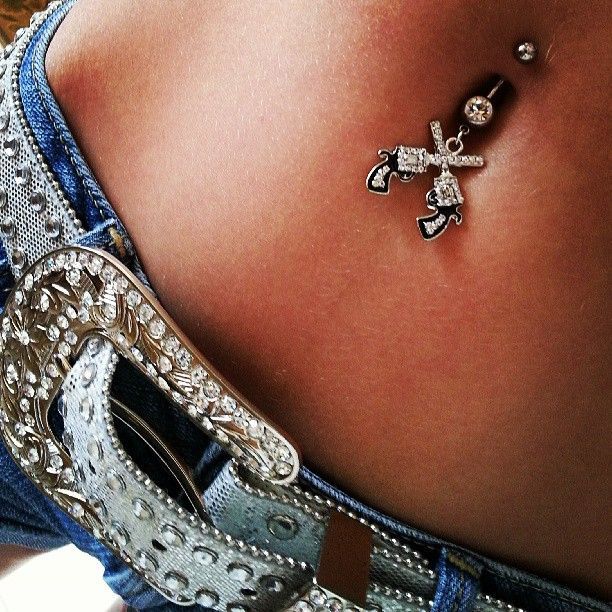 dueling pistols belly button ring. I need to get my belly button done. I want th