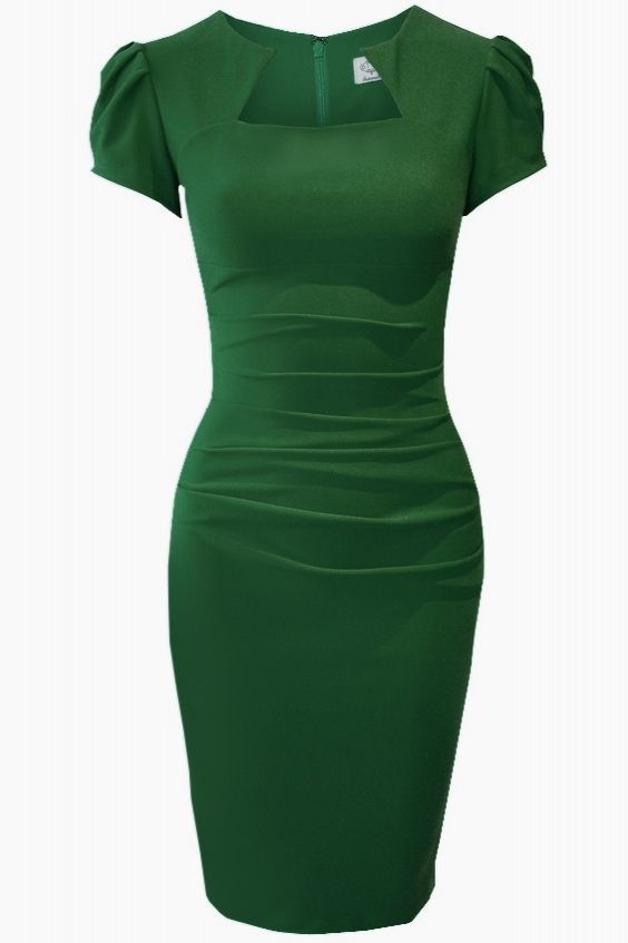 dv-alexandra Super flattering dress cut from Bi-stretch with curve-contouring st