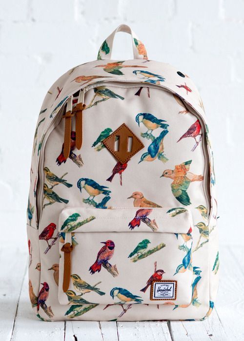 Herschel bird print – Edited by @theonlystefers    WANT IT. NEED IT. MUST HAVE I