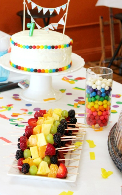 Hi Sugarplum | Rainbow Art Party Not a fan of rainbow anything but I do like the
