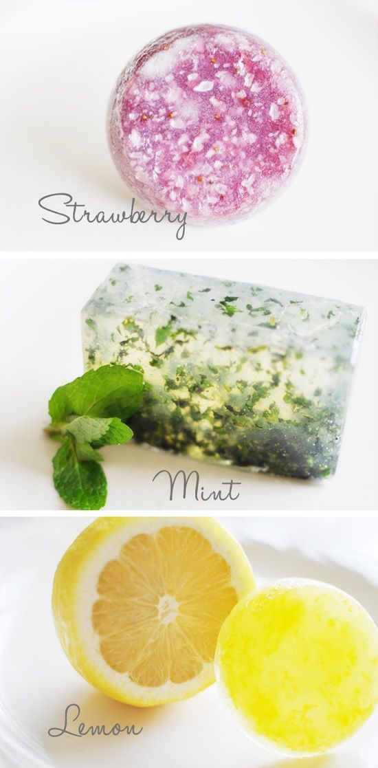 Homemade soaps – great gift idea for holidays or a housewarming party.