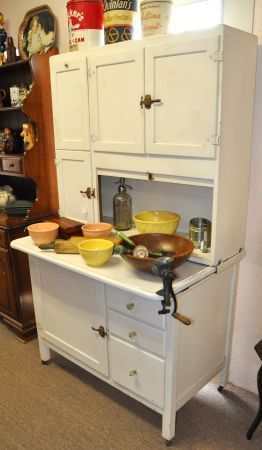 hoosier cabinet for the kitchen – I want one….just like my mom has always want