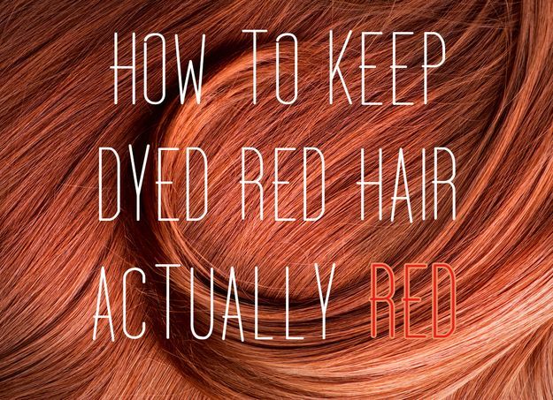 How To Keep Dyed Red Hair Actually Red @Katie Schmeltzer Schmeltzer Delicath You