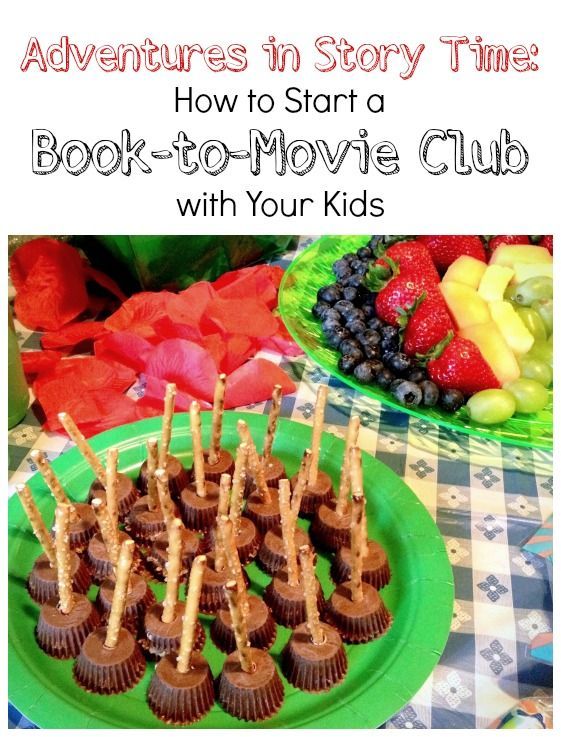 How to throw your own Family Book-to-Movie Club party :: fun examples w Willy Wo