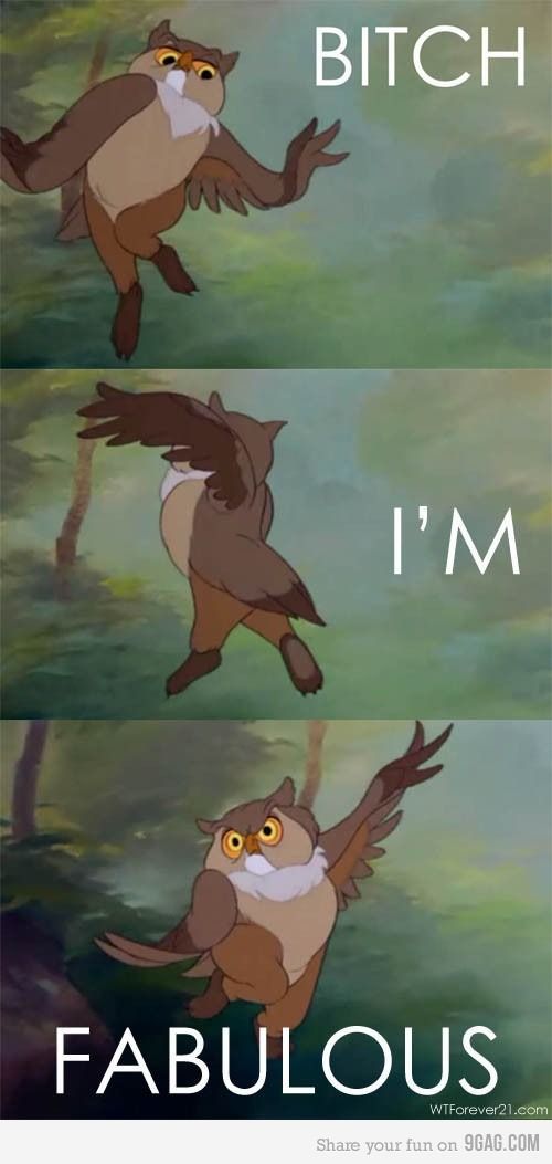 I just died. Best part of Bambi.