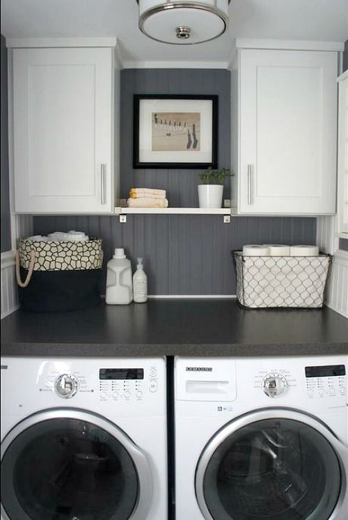 Its so hard for me to keep the laundry room clean and organized.  Maybe a small