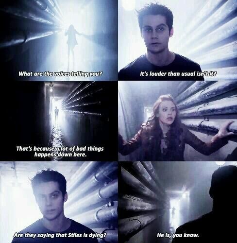 last 4 ep of S3b soon to air – Teen wolf – Dark Stiles and Lydia
