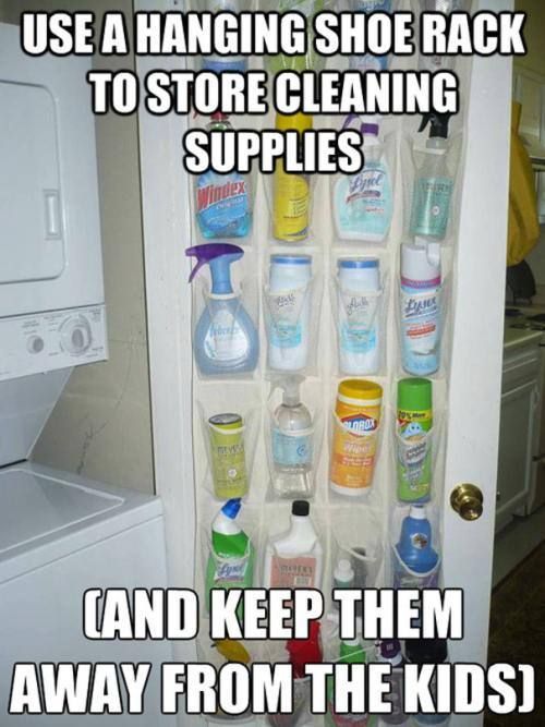 Life hacks changing lives (24 photos) = I love these clear shoe racks. Great for