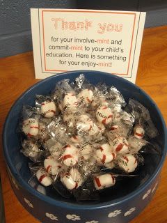 Love this! I always put out mints for conferences, but what a great idea to add