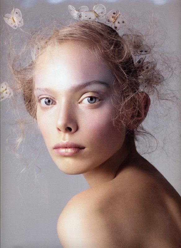 Magazine: V US  Featuring: TanyaDziahileva  Ethereal and beautiful soft pastel m