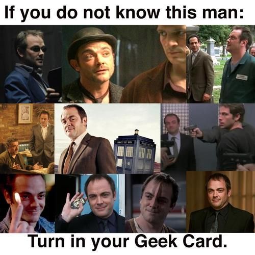 Mark Sheppard: Hes everywhere! All the way back to Season 1 of The X-Files :)