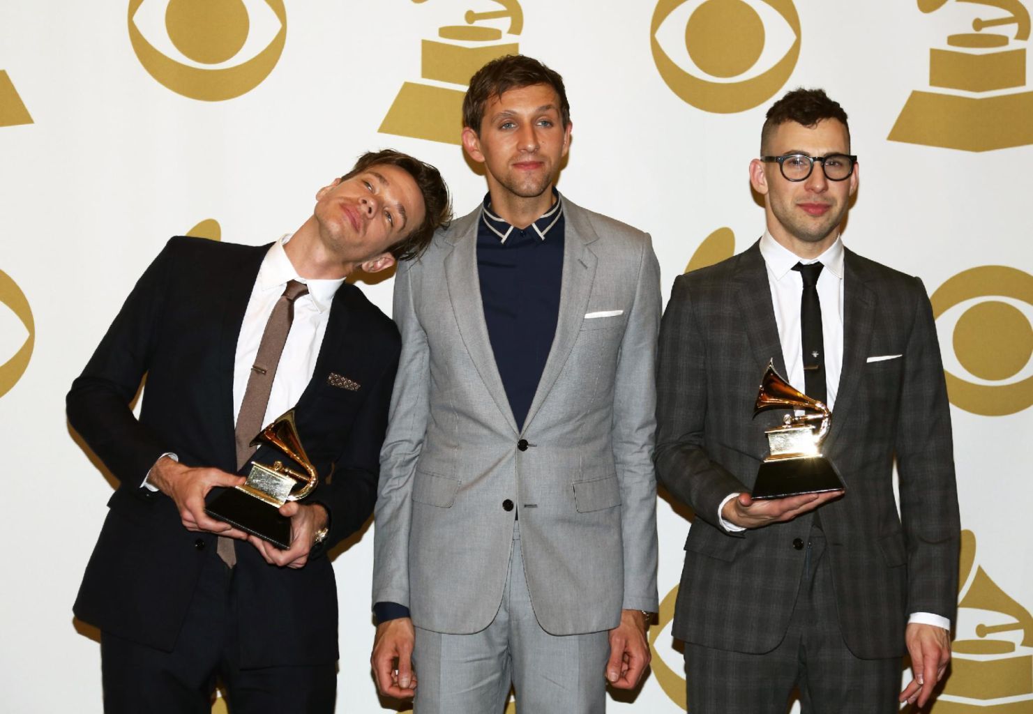 Members of fun., from left, Nate Ruess, Andrew Dost and Jack Antonoff.  Andrew D