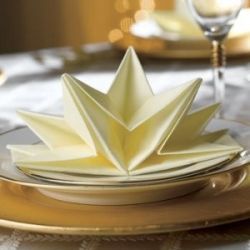 Napkin Folding Origami that we can use for adding special touches of elegance to