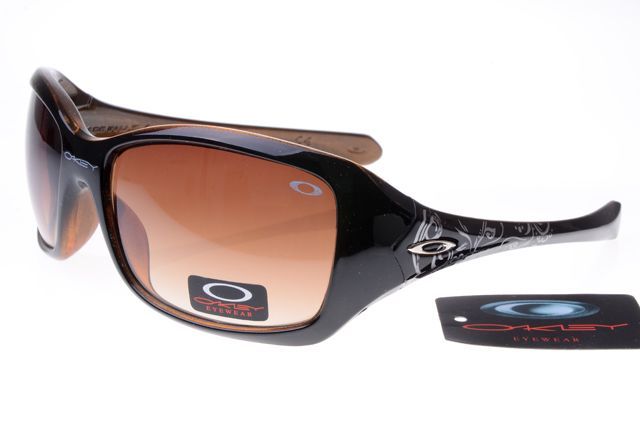 Oakley Womens Sunglasses Black Deep Brown Frame Brown Lens 1215 [ok-2240] – $12.