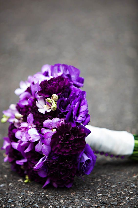 Ombre purple bouquet