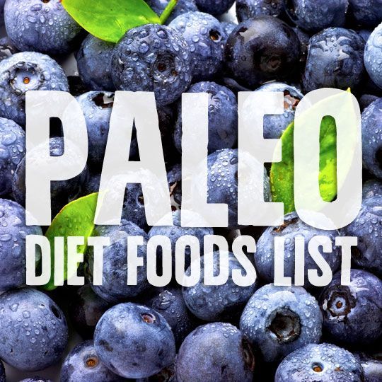 Paleo Diet Foods List- what you can and cannot eat while on the Paleo Diet.  I w