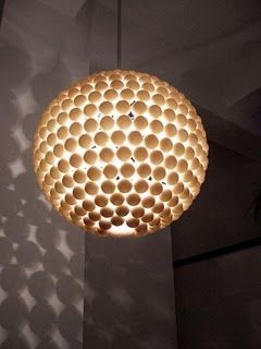 ping pong ball lamp