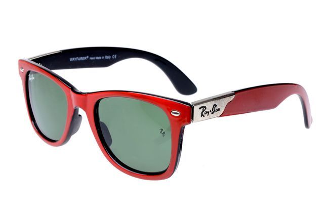 #Ray-BanOutlet 2014 New Style Ray Ban Wayfarer RB2140 Sunglasses Red/Black Frame