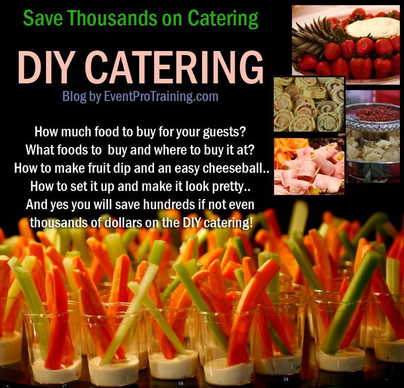Saving thousands on DIY finger food catering sounds good to me! This blog is awe