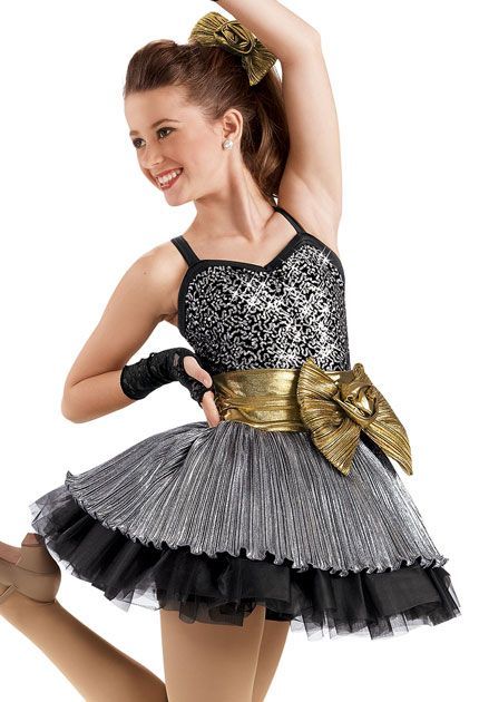 Sequin Pleated Skirt Party Dress -Weissman Costume