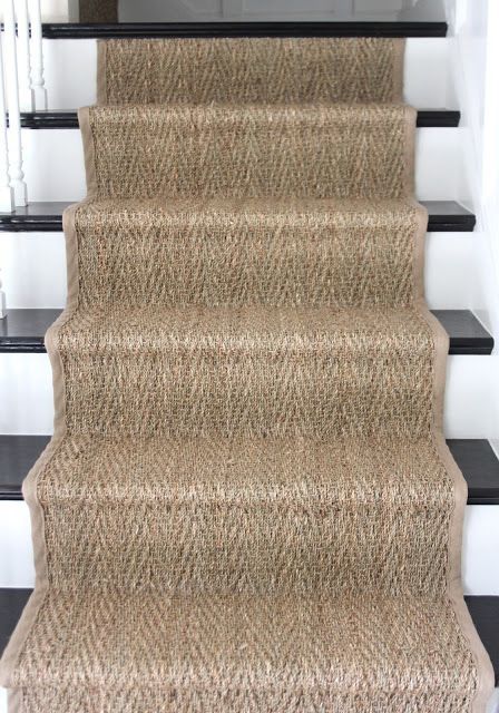 Shine Your Light: How To: Seagrass Stair Runner
