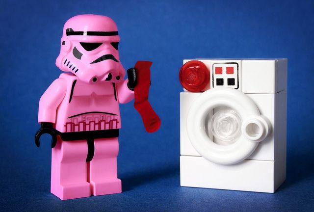 Stormtrooper Laundry Problem –  Im laughing the weird awkward laugh that makes p
