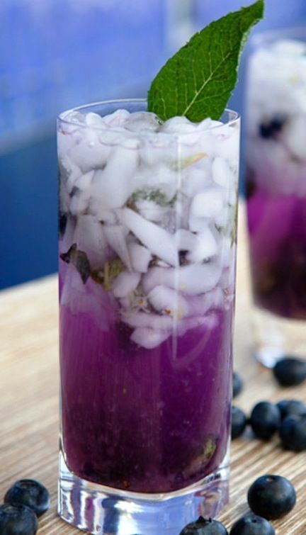 The Bestest Recipes Online: Blueberry Lavender Mojito – I Want To Make This Just