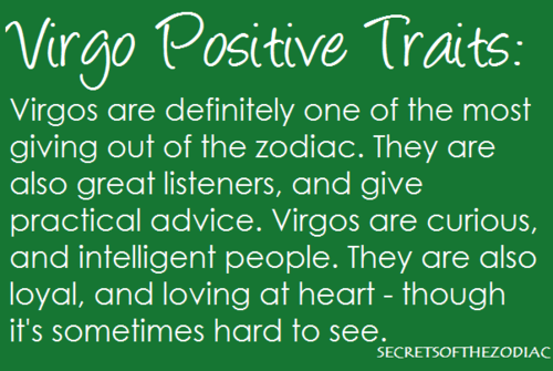 THE WORLD OF ASTROLOGY: Positive traits of Virgo