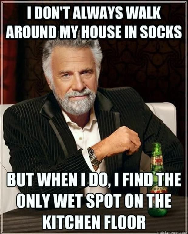 then I have to change my socks, and changing socks is like the worst possible th