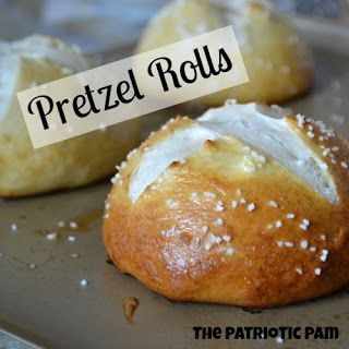 These Pretzel Rolls are the best I have ever tried.  Great for hamburger buns, s