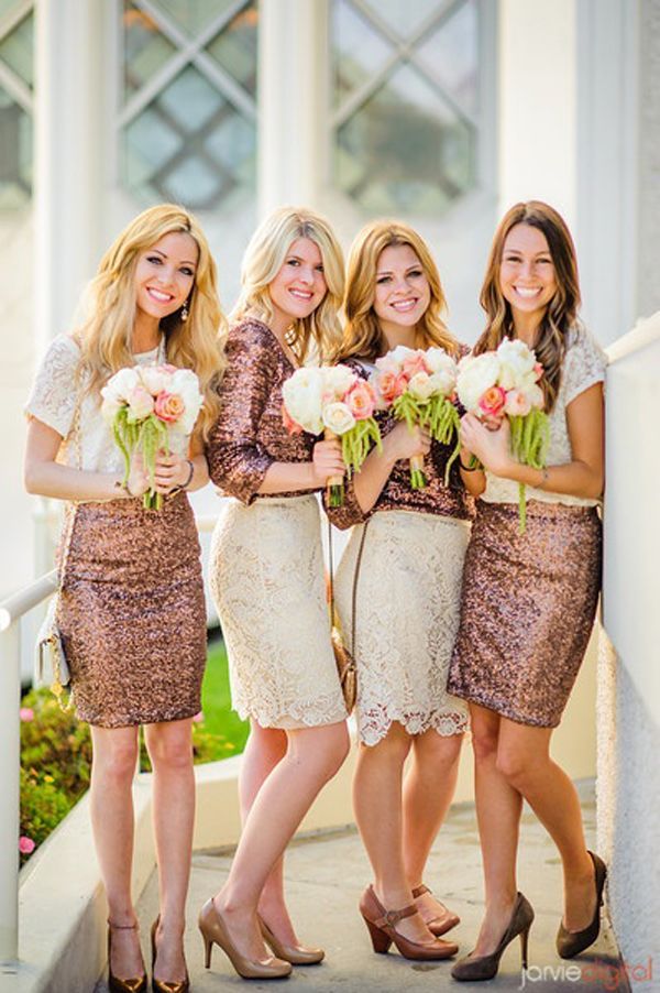 This summer let your bridesmaids shine with shimmer and sequins! | Wedding Party