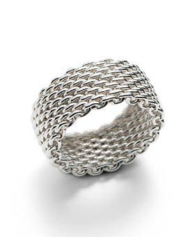 Tiffany & Co Outlet Mesh Ring