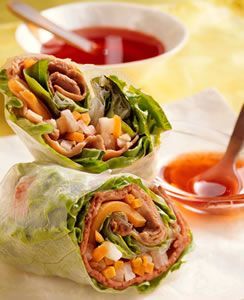 Vietnamese Beef & Vegetable Spring Rolls Recipe – Diabetic Recipes from Diabetic