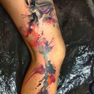 Watercolor Tattoos ~ Damn Cool Pictures