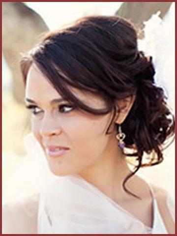 wedding updos for thin hair | Side Swept Updo Wedding Hairstyles 2012 | Hairstyl