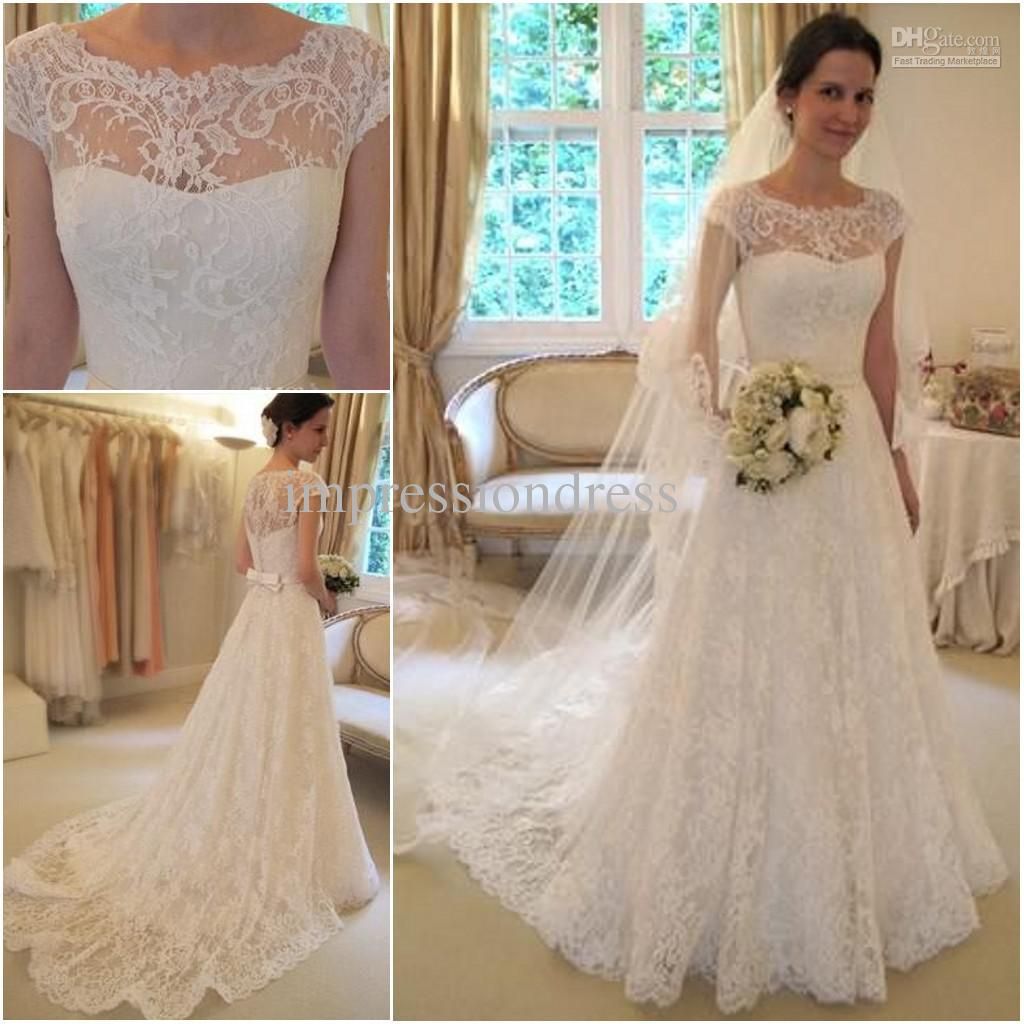 Wholesale Wedding Dress – Buy New Arrival Glamorous Full High Quality Lace Appli
