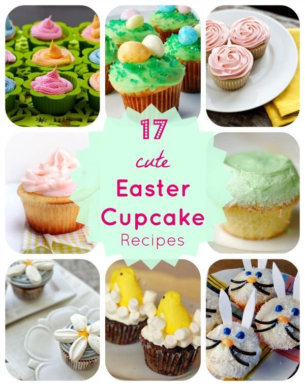 17 Delicious & Adorable Easter Cupcake Recipes