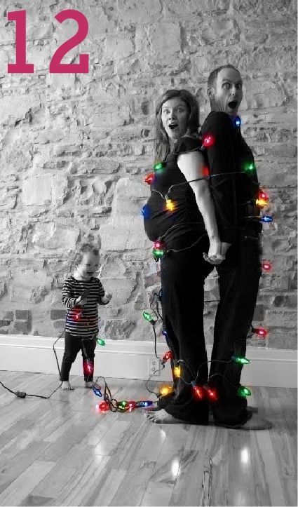 24 Christmas Family Photo Ideas | Random Tuesdays. I love this! With 4 kids its
