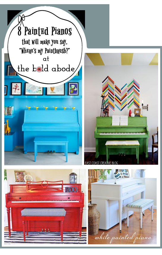 8 Painted Pianos that make you say, Wheres my Paintbrush?