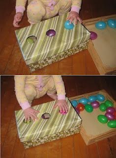 A collection of Easter activities for young children – in the picture shown an a