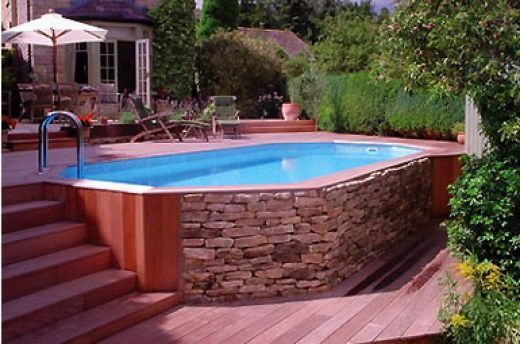 above ground pool decks pictures | Get The Best Above Ground Pool Deck Ideas Pic