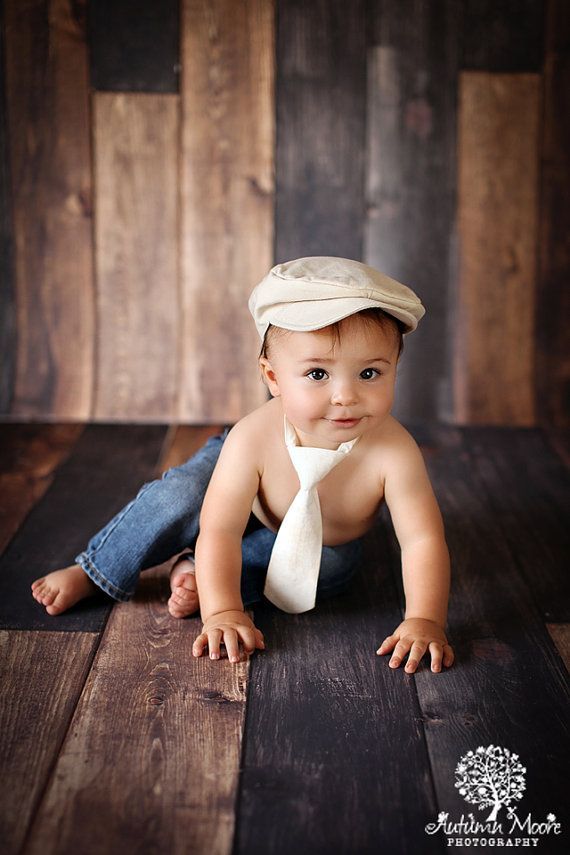 Allen Ivory Photography Prop Neck Tie 3-24 Months – Baby Boy Props, Toddler Prop