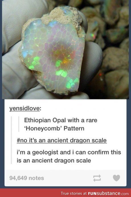 Apparently opals are now categorized as dragon scales.
