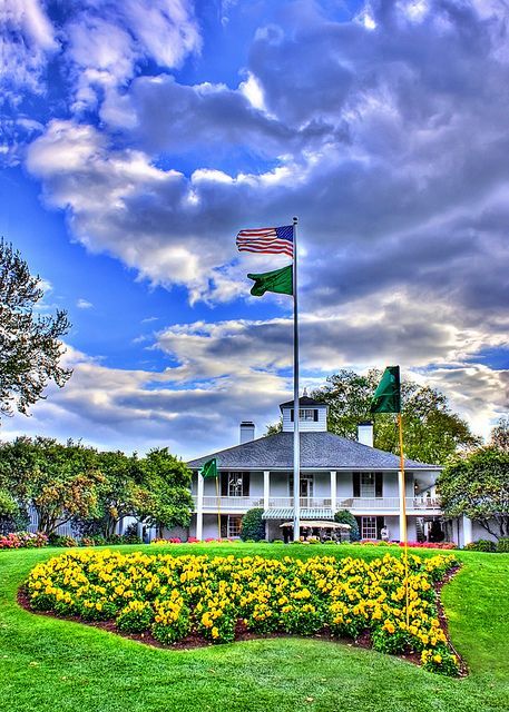 Augusta National – where Id love to be today!  Remember me next year with your t