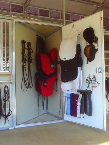 Awesome idea!  Its the front corner of the horses stall…no boxes in the aisle